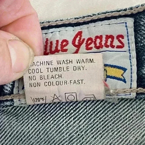 Blue Jean by Sergio Valente vintage tag size 13/14 actual measurements in photos - Picture 8 of 12